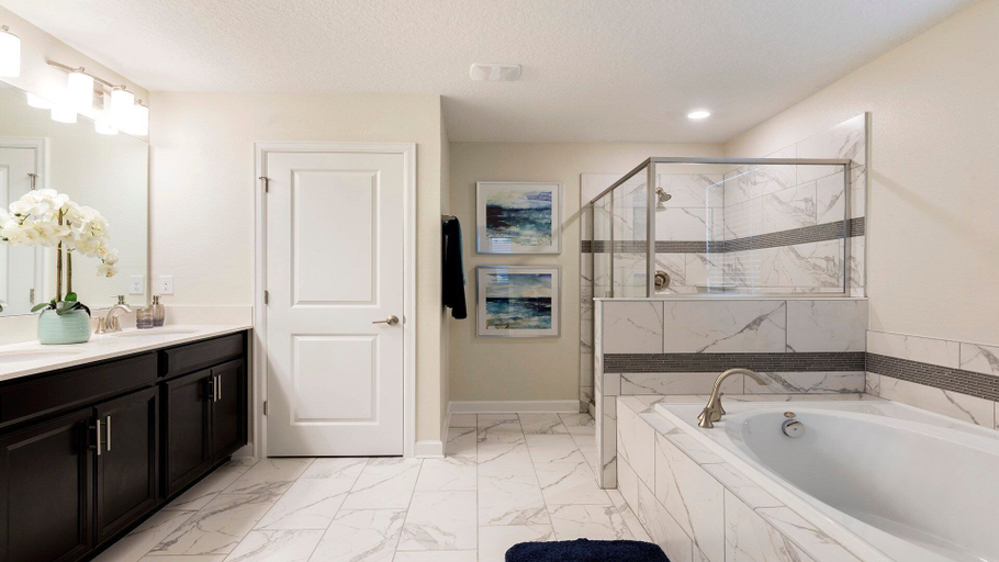 Bathroom 3, No Rear Neighbor 6BR Villa Private Pool Spa Disney, Osceola
