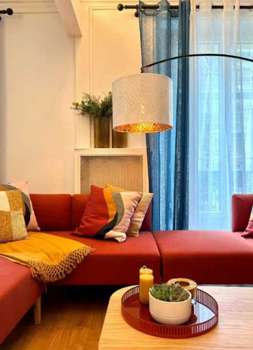 Living area 5, Elegant Apartement - AC 2br-6p- Palais des Congres, Paris