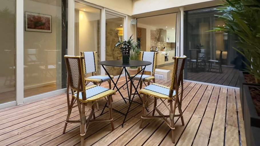 Room 3, Jardin Priv Gorgeous 3 Bed House in Le Marais, Paris