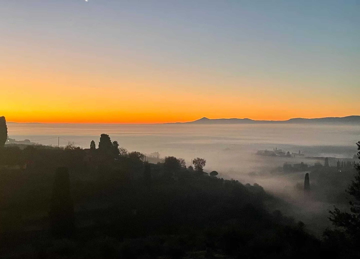 View from property 3, Peaceful Villa Stay in Tuscany, Siena