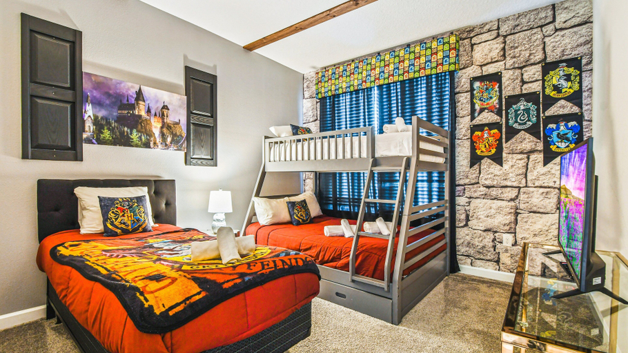 Bedroom 3, Storey Lake Cozy Resort Home Pool Spa Disney Theme, Osceola
