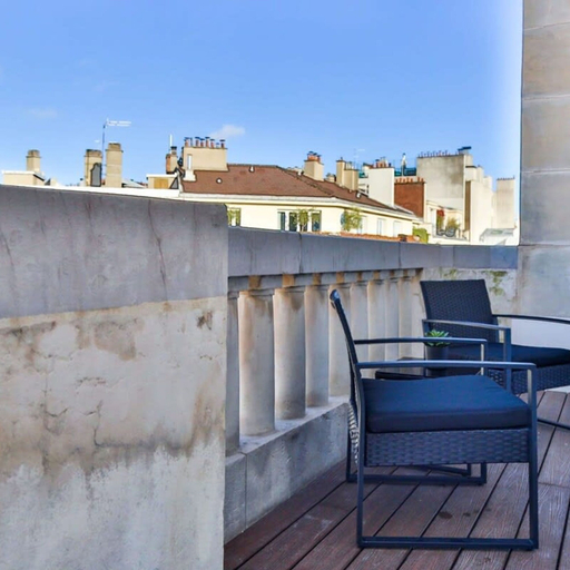 Room 4, Design Passy Terrace 2 Bedroom Apt With Balcony in Paris, Paris