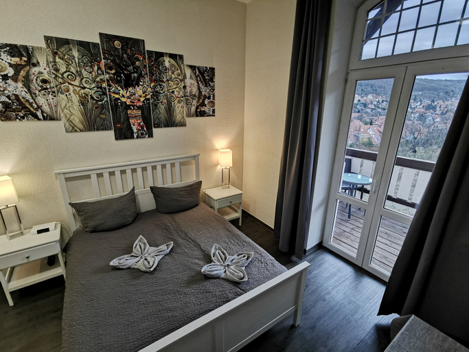 Bedroom 3, Apartments Villa Ratskopf, Harz