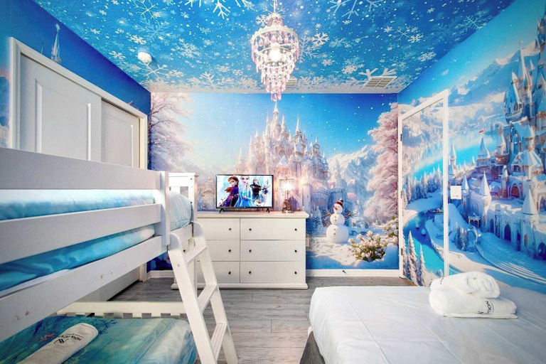 Bedroom 3, Ultimate Villa w Children Love Room, Pool/spa, Polk