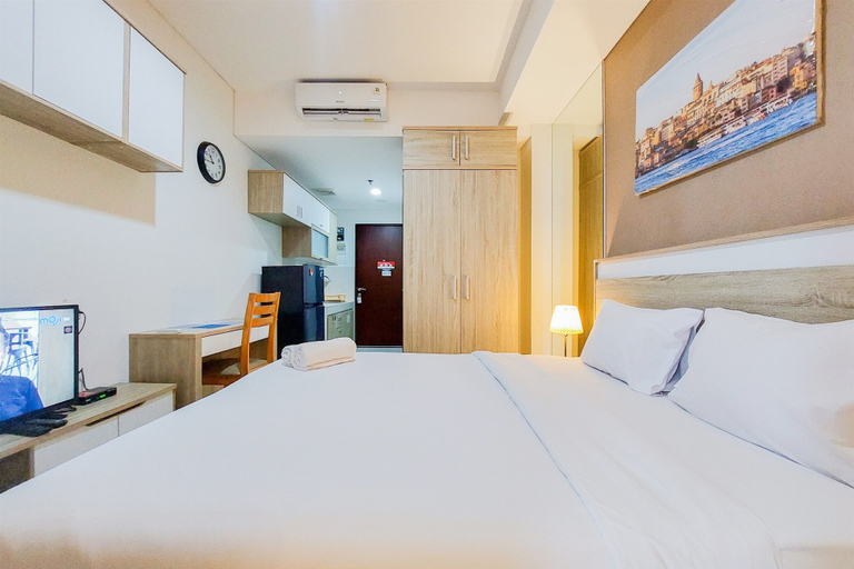 Bedroom, Good Choice and Restful Studio Apartment Springwood Residence Tangerang, Tangerang