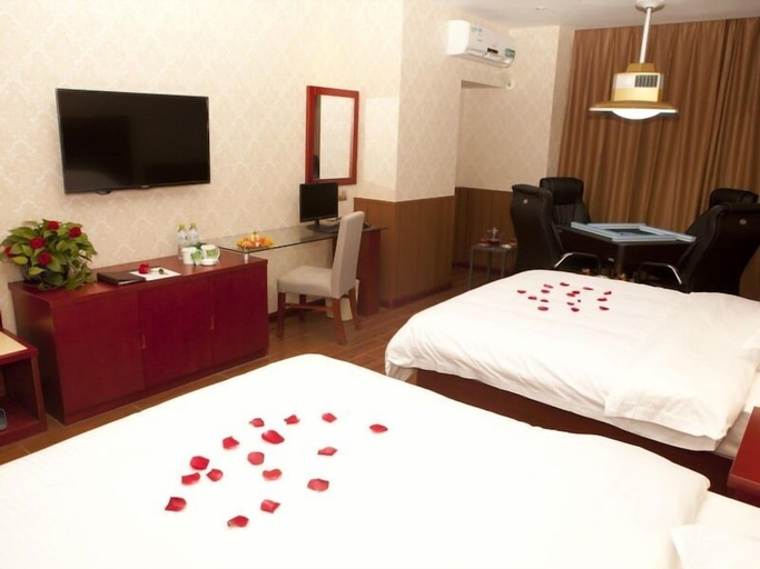 Bedroom 2, GreenTree Inn HaiKou Longhua District JinNiu Road Hotel, Haikou