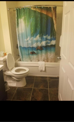 Bathroom 3, Beverly Hills Inn, Brown