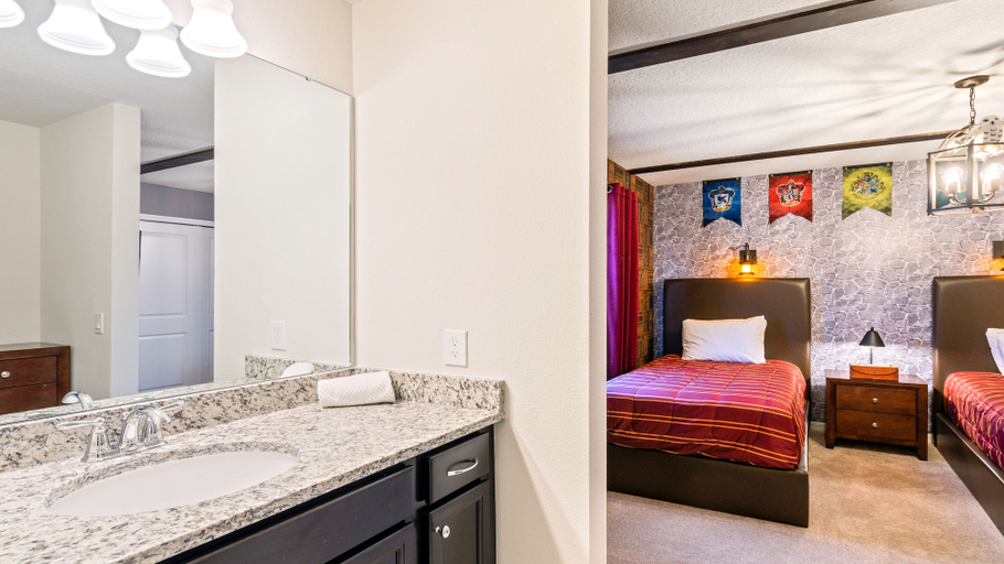 Bedroom 3, Opulent Retreat With Private Pool Near Disney, Polk