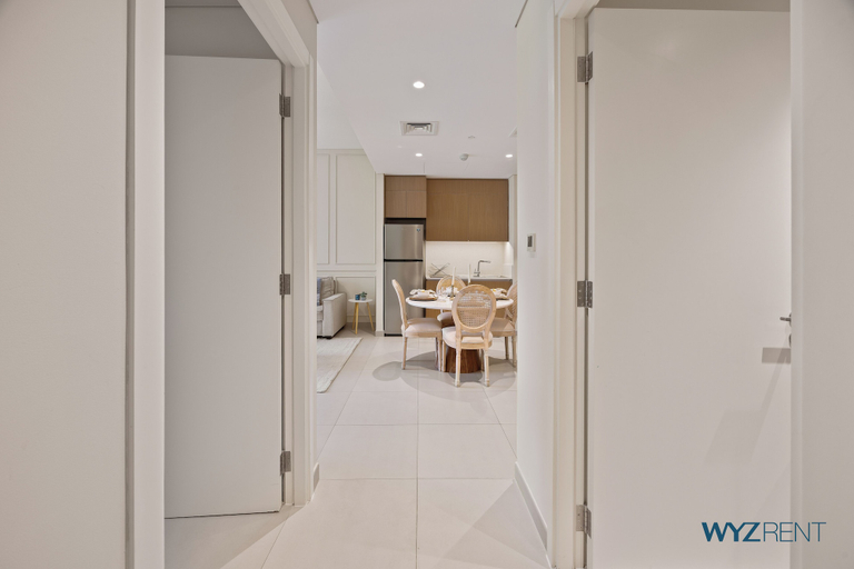 Bedroom, WYZ RENT|Tranquil Boho 1BR in Surf 2 Creek Beach, Dubai