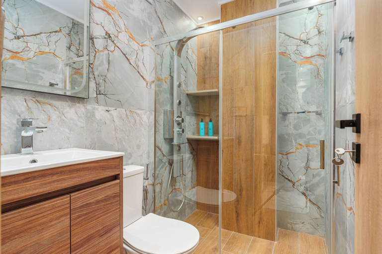 Bathroom, Exarchia Luxury, Attica