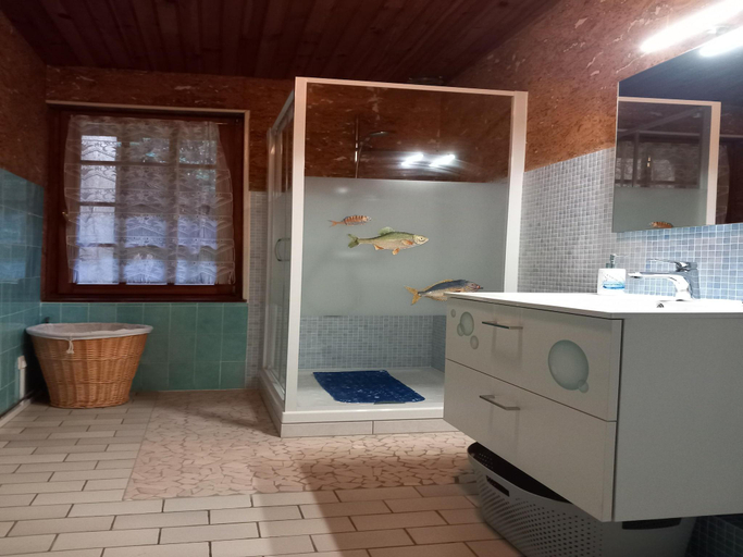 Bathroom 2, Holiday Home in La Chapelle with Garden, Vosges