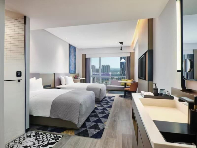 Bedroom, Wanda Moments Shanghai, Shanghai