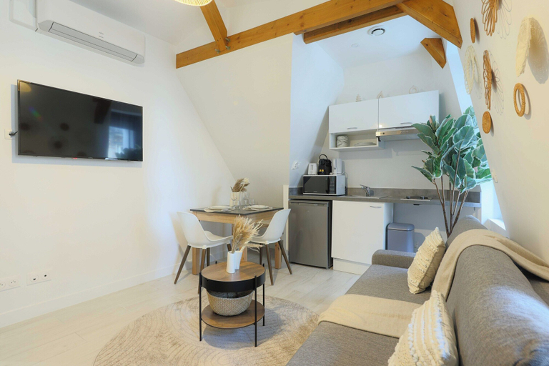 Private kitchen 5, A/C Studio 2P Roland Garros/parc des Princes, Hauts-de-Seine