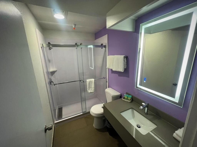 Bathroom 4, The Aqua Pacific Hotel, Santa Cruz