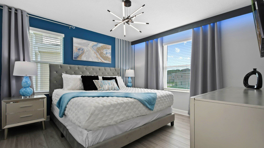 Bedroom 3, Star Wars Disney Themed 10br Villa Pool/spa/game, Osceola