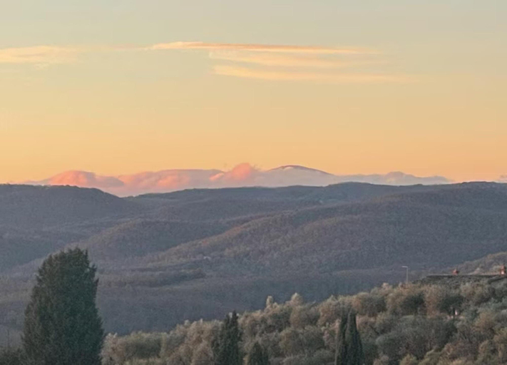 View from property 4, Peaceful Villa Stay in Tuscany, Siena