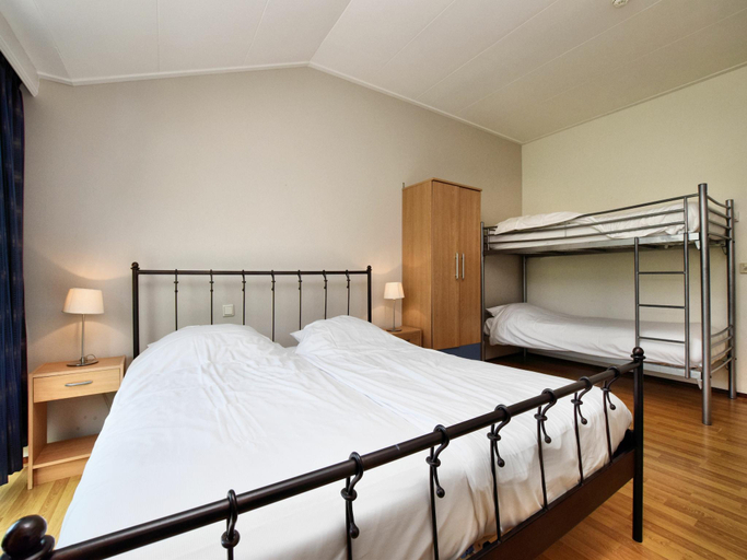 Bedroom 3, Chalet in Odeigne with Private Pool Sauna, Luxembourg