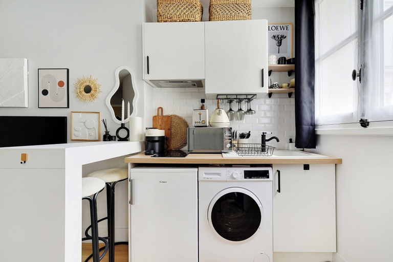 Private kitchen 3, Pleasant Studio - 2P - Near Tuileries/louvre, Paris