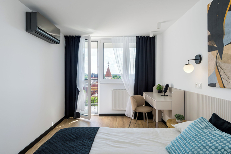 Bedroom 2, Loft by Kairos Apartments, Gliwice City