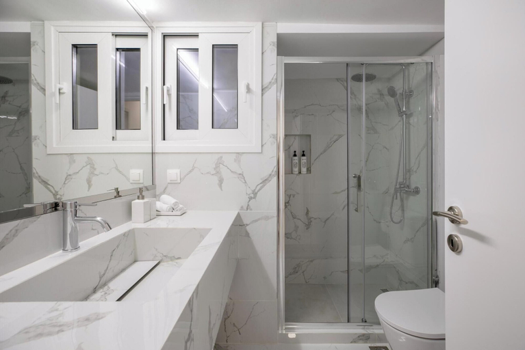 Bathroom, Acropolis Museum Apartment by A&A Residences, Attica
