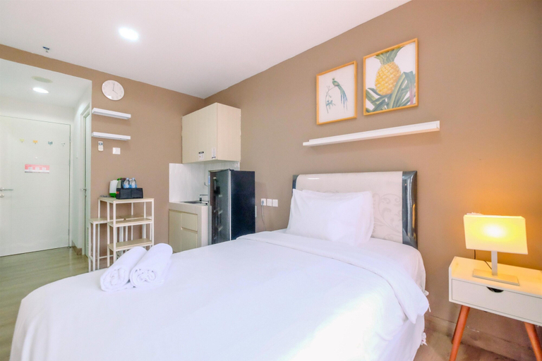 Bedroom, Cool and Warm Studio at Sentul Tower Apartment, Bogor