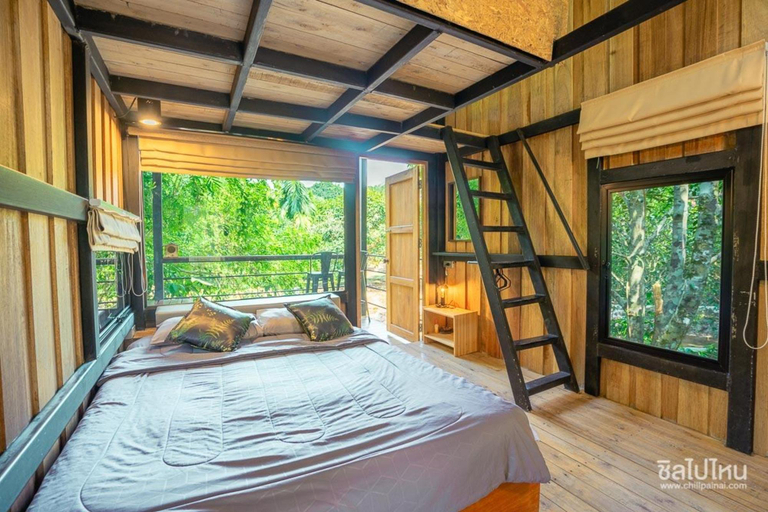 Bedroom, Bannaimong Treehouse, Muang Ranong
