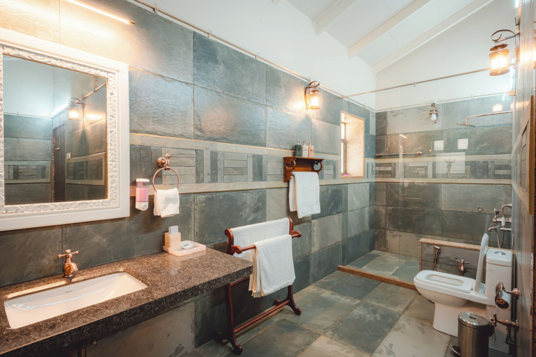 Bathroom 3, ama Stays & Trails Mirayan, Nashik, Nashik