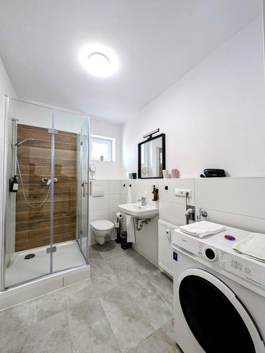 Bathroom 3, BohnApartments - Design Suiten Am Markt - Vollausstattung - WLAN - Zentrum, Ilm-Kreis