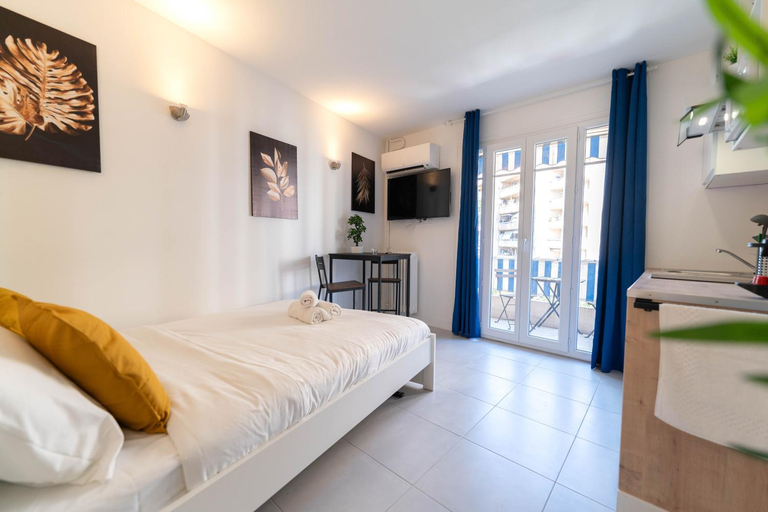 Bedroom 2, Studios cosy Nice, Alpes-Maritimes