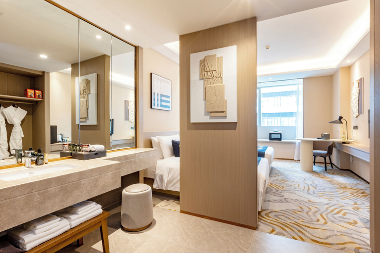 Bathroom 3, The Frontier Medical Center Mulian Hotel Chengdu, Chengdu