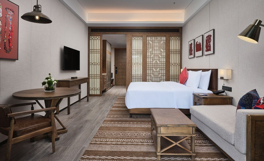 Bedroom 2, WANDA REALM Yan'an, Yan'an