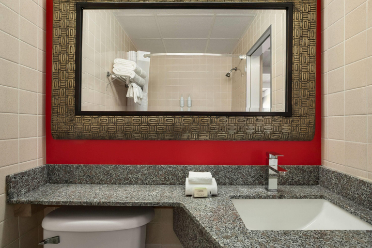 Bathroom 5, Super 8 by Wyndham Macon GA, Bibb