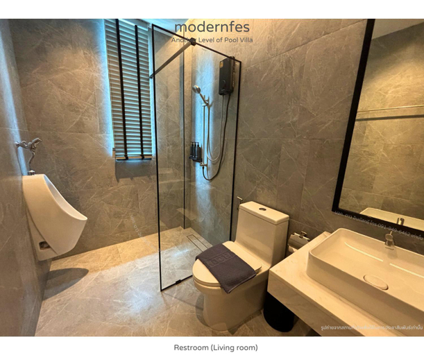 Bathroom 4, modernfes Pool Villa Khao Yai, Pak Chong