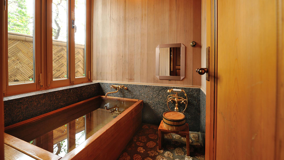 Bathroom, Ryokan Shigenoya, Chikuma