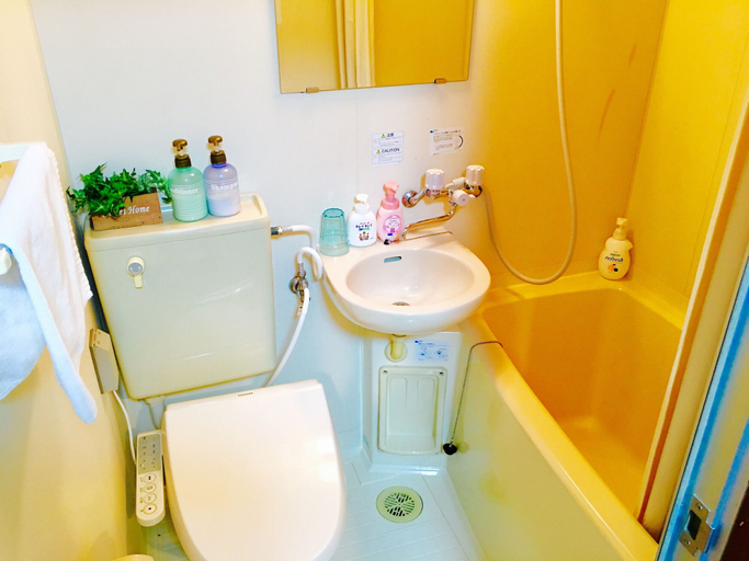 Bathroom 5, Ma-Blue Garden House, Motobu