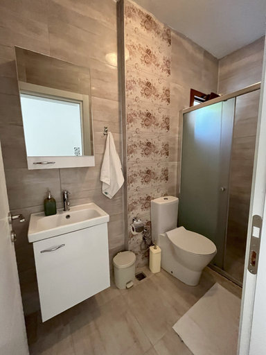 Bathroom, GeBora Tatil Evleri, Datça