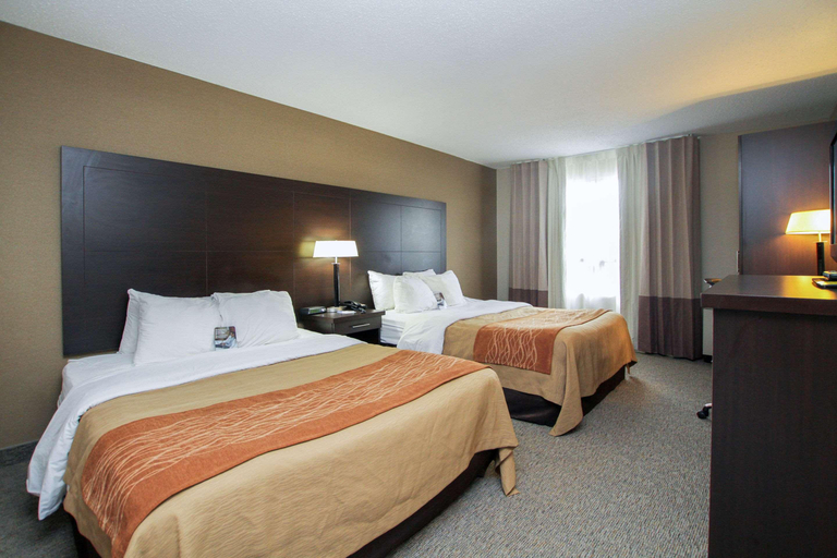 Bedroom 3, Comfort Inn (Cornwall), Stormont, Dundas and Glengarry
