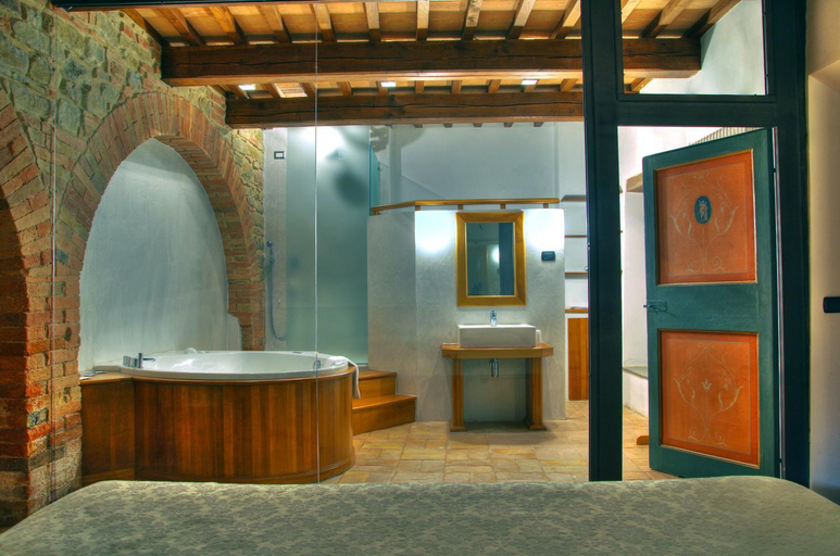 Bedroom 2, Castello di Petroia, Perugia