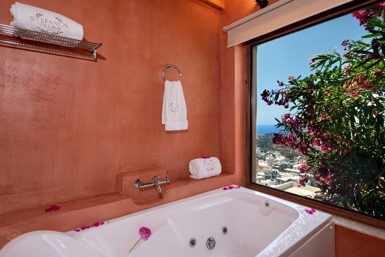 Bathroom 3, Stefanos Village Hotel, Crete
