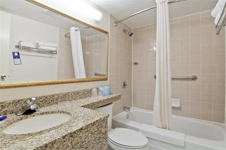 Bathroom 4, Quality Inn, Waterloo