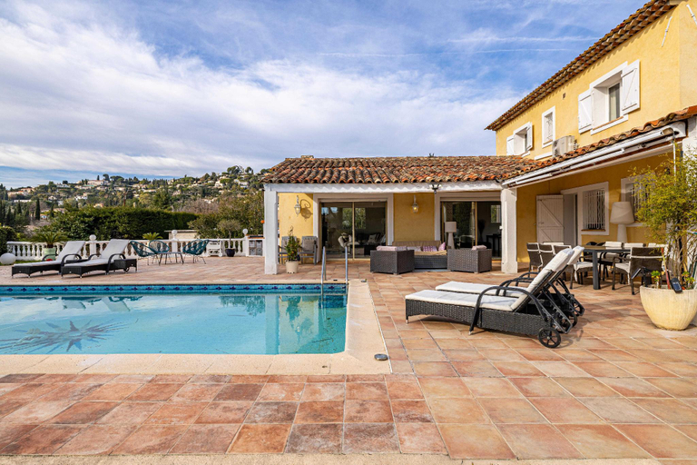 Swimming pool [outdoor], Luxurious Private 6-bed villa with Pool Mougins, Alpes-Maritimes