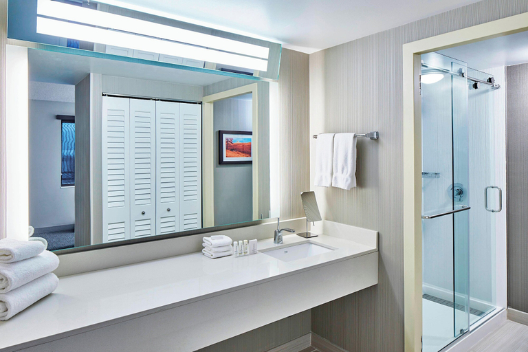 Bathroom 4, Courtyard Portland Downtown/Convention Center, Multnomah