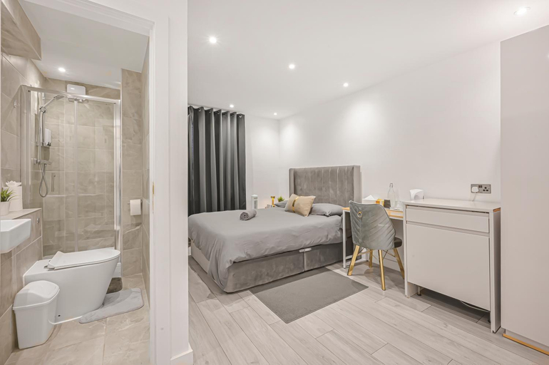 Bedroom 2, Bricklane Apartment, London