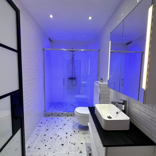 Room 4, Paradis Calm Modern Studio Apt in Paris, Paris