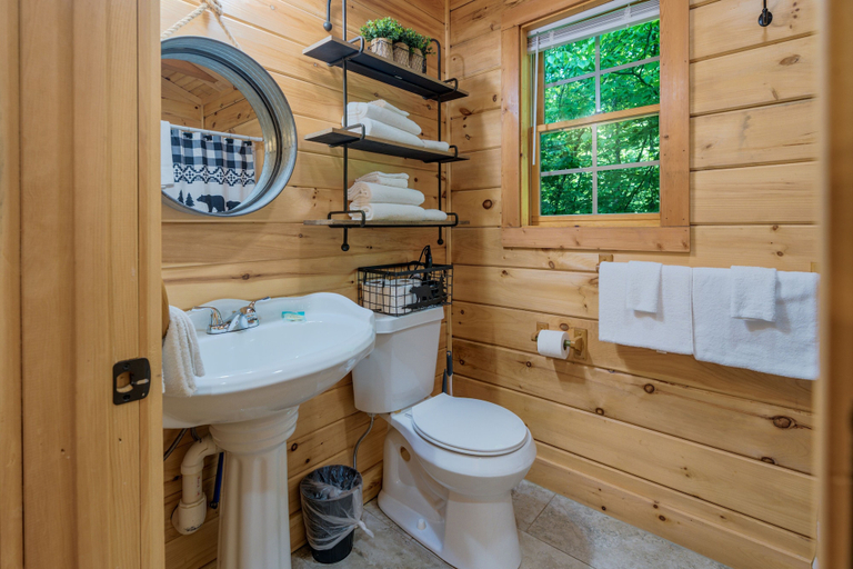 Bathroom 3, 270 Black Bear 3 Bedroom Cabin by RedAwning, Sevier