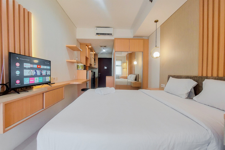 Bedroom, Minimalist and Nice Studio at Springwood Residence Tangerang Apartment, Tangerang