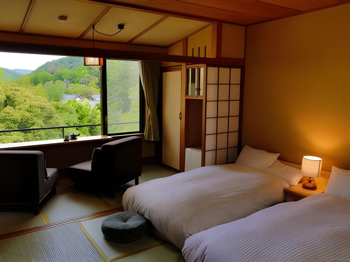 Bedroom, Mizunomichi Kazenomichi Yugashima Tatsuta Hot Spring Ryokan, Izu