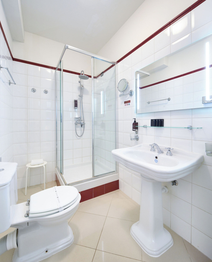 Bathroom 4, Hotel Bologna, Praha 1