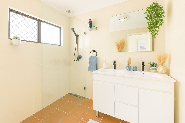 Bathroom 4, Peaceful 2BR Villa Retreat, Campbelltown - North