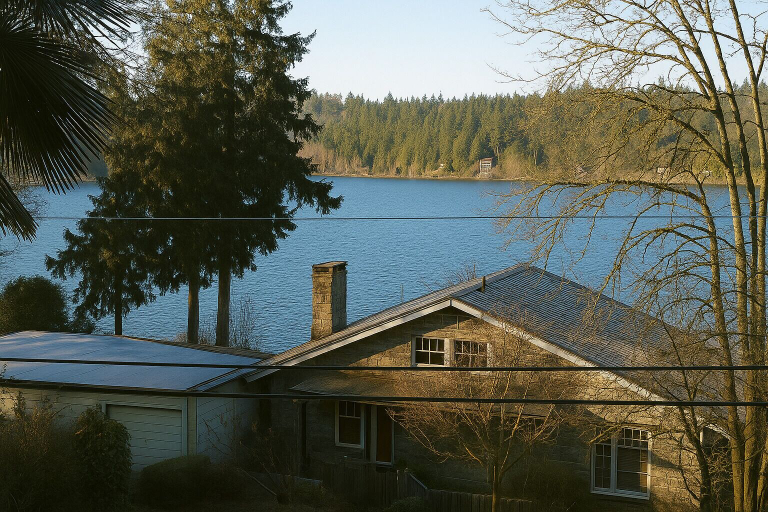 Exterior & Views 2, Luxury 180 degree Lake View, King